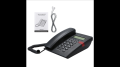 Loud Speaker Telephone PTCL Set Home Wired Landline Phone Business Office Corded Desk Phone White 30 call logs Phone High Quality Wall Mounted / Desktop Landline Handset. 