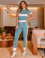 Women Fitness & Gym Suit / Summer Ladies Sport Suit / Yoga & Workout / Jogging & Exercises. 