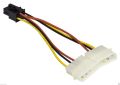 Dual Molex 4-pin to 6-pin PCI Express (PCI-e) Power Adapter Cable for Graphics Card Genuine Branded. 