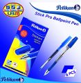 Pelikan Stick Pro Ball Pen - BallPoint Pen Blue Pack of 6. 