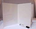 Pack of 3 Stationary Magic Whiteboard Copy for Kids Writing  easy to remove and again Write With Marker & Duster. 