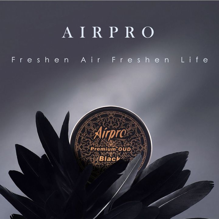 Airpro - Luxury Oud Car Air Freshener Perfume - Premium OUD Black -