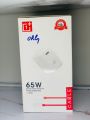 One Plus 65W Orignal Charger Type C To Type C Super Vooc Adapter + Cable. 