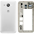 Huawei Y3 2017 Middle Frame Housing With Power and Volume Buttons and Camera Lens Complete Body Casing Replacement For Y3 2017 - White. 