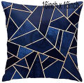 Decorative Geometric Green & Gold Cushion Covers, Pillow Covers, Cushion Covers  QS Bedding. 