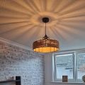 Retro Hanging, Hanging Lamp, Hanging Rope Lamp, Hanging Light | Ceiling Light | Pendant Lamp for Home Decor | Stylish Ceiling & Pendant Lighting | Room lights | Led bulbs (Bulb Not Included). 