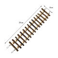 Parrots Bird Cage Ladder Toy Training Perch Portable Parrot Ladder Toy With Metal Hooks For Small Medium Parrots. 