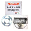 AKE MOTORCYCLE CHAIN SPROCKET SET FOR YBR, YBR-G, YBZ. 