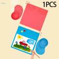 Silicone Craft Mat, 16×15.7 Inches Silicone Art Mat with Water Cup and Paint Holder, Silicone Artist Mats for Crafts Perfect for Resin Mat. 
