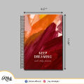 MyKitab - Keep Dreaming Spiral Notebook-A4|Notebook for Girls and Boys |Diary. 