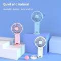 Handheld Mini Fan Portable USB Charging Convenient Creative Small Fans Pocket Desktop Hand-held Fan Students Gift. 
