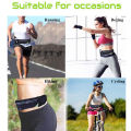 Yoomee Running Belt for iPhone 11 Pro Max Xr Xs X 10 8 7 6 Plus/Samsung/Phone Belt for Running Women Men Hydration, Reflective Running Waist Pack Workout Pouch Fanny Pack Bounce Runner Belt Bag. 