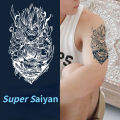 Dragon Super Saiyan Tattoo Arm Decoration Son Goku Flower Arm Vegeta Iv Children's Toys Birthday. 