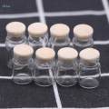 4x 1/12 Dollhosue Miniature Glass Jars Model Small Glass Bottles Life. 
