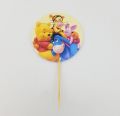 WINNIE THE POOH THEME CUPCAKE TOPPER - PACK OF 10 CUPCAKE TOPPERS - WINNIE THE POOH CUPCAKE TOPPERS. 
