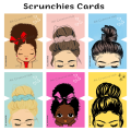 Scrunchies Display Cards/Customized Scrunchies Cards. 