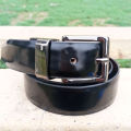 Double Sided Shining Dress Leather Belt For Men. 