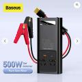 Baseus 500W Pure Sine Wave Inverter 12V to 220V 110V Current Converter Europe Camper EU US 300W Auto Power Socket Car Inverters. 