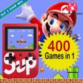 Sup Game Portable Video Game Box with Mario, Super Mario, Dr Mario, Contra, Turtles, and Other 400 Games with Battery Included. 