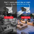 1080 2Mgp Outdoor Waterproof Weatherproof Full HD Wireless IP Security Camera, WiFi CCTV Surveillance Camera ONE MONTH SELLER WARRANTY LED Lights - Two Way Audio -SD Card Slot - V380 - Free Camera Stand + Power Adapter. 