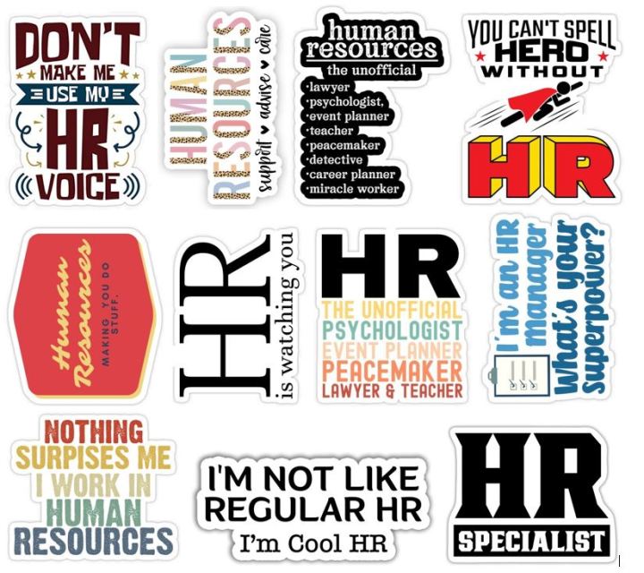 For Manager Sticker 10 / 15 Pcs HR Manager Stickers Pack For Laptop,Desk, Notebook and ...