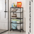 Wheel Tire Rotating Vegetable Shelf Organizer Kitchen Rotating Multi-Layer Kitchen Shelf Rotating Vegetable Rack on Wheels Floor Standing Layer Rack Fruit Basket. 