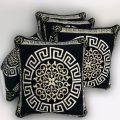 5 pieces cushions cover set, fabric velvet, size 15 length, 15 weidth, easy washable, colour granted. 