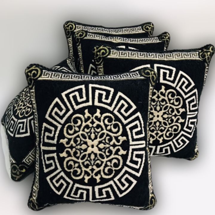 5 pieces cushions cover set, fabric velvet, size 15 length, 15 weidth, easy washable, colour granted