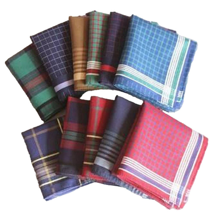 Handkerchief (romal) for men attractive design (Pack of 12)