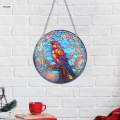 Stained Glass Window Hanging Panel Decor Colorful for Door Home Indoor. 