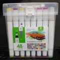 Twin Tip Alcohol Ink Marker Set - 48 Color Sets. 