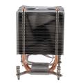 CPU Cooler Hydraulic 2 Copper Heat Pipes Computer CPU Cooler 90mm for PC. 