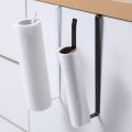 Door Cabinet Hanging Paper Towel Storage Rack Iron Cabinet Partition Layer Roll Paper Holder. 