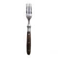 Professional Cutlery Utensils: Steak Knife or Steak Fork with Strong Wood Handle - Stainless Steel Material. 