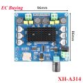 XH-A314 TDA3116D2 5.0 Digital Power Amplifier Board Module 2*100W 50W+50W Stereo Audio Support AUX TF Card. 