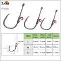 Durable Fishing Hook Strong Carbon Steel Barbed Fishhook with Hole for Catfish B Fishing Freshwater Saltwater Hook for Anglers Saltwater Fishing Hook. 