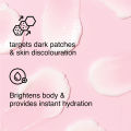 Wisdom Therapeutics Reborn Full Body Brightening Lotion, Provides Instant Hydration, Targets Dark Patches & Skin Discoloration, Non greasy, for All Skin Types. 