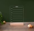 Kitchen Menu Planner, Weekly Menu Stand. 