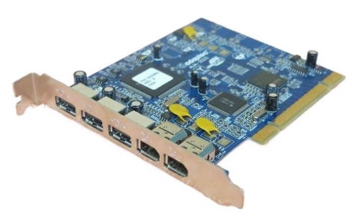 Adaptec DuoConnect AUA-3020 3 Port USB 2 Port Firewire Adapter Card ...