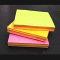 Multi color Sticky notes 100 sheet // multi sticker pack of 100 // mix color sticky pad // square shape multicolor sticky notes // sticky notes // 4 color sticky notes // sticky notes. 