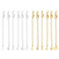 5Pcs Copper Chain Clad Iron Tail Lobster Chain for DIY Necklace Bracelet Jewelry Craft Making. 