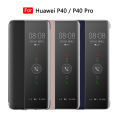 Smart View Flip Cover Leather Phone Case For Huawei P50 P40 Pro P30 Pro P20 P 40 30 20 Lite P30pro P20pro Window Slim Funda Hard. 