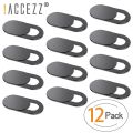 !ACCEZZ 12Pc/lot WebCam Cover Shutter Magnet Slider Plastic For Laptop Camera Web PC Tablet Smartphone Universal Privacy Sticker-12PC White. 