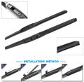 Aim Honda Civic Rebirth 2012-20116 WindScreen Hybird Wipers - 2 Pieces -. 