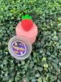 DIY strawberry shake slime with DIY strawberry and fluffy bottom. WITH FREE STUFF. 
