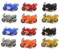 FunBlast 06 Pcs Plastic Mini Motor Bike Toy Play Set for Boys,Girls,Kids – Multicolor. 