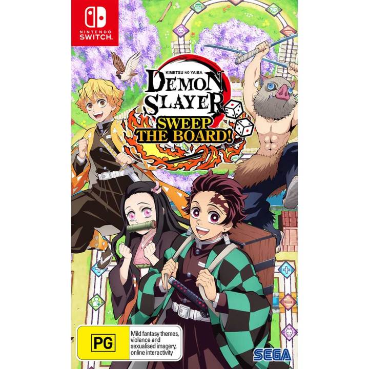 Demon Slayer Sweep the Board Nintendo Switch Game
