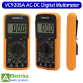 VC9205A AC/DC Digital Multimeter Tester Manual Range Voltage Meter TRMS Hz Ohm Transistor Tester Electrician Tool by Electrica. 