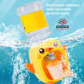 Duck Water Dispenser Mini Cute Duck Drink Water Machine Toy Electric Water Dispenser Safe to Use Model Educational Kids Dollhouse Accessories for Birthday Gift for Kids - 7420. 