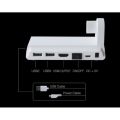Android Mini PC TV Stick Holder (All in one Dock) - White. 